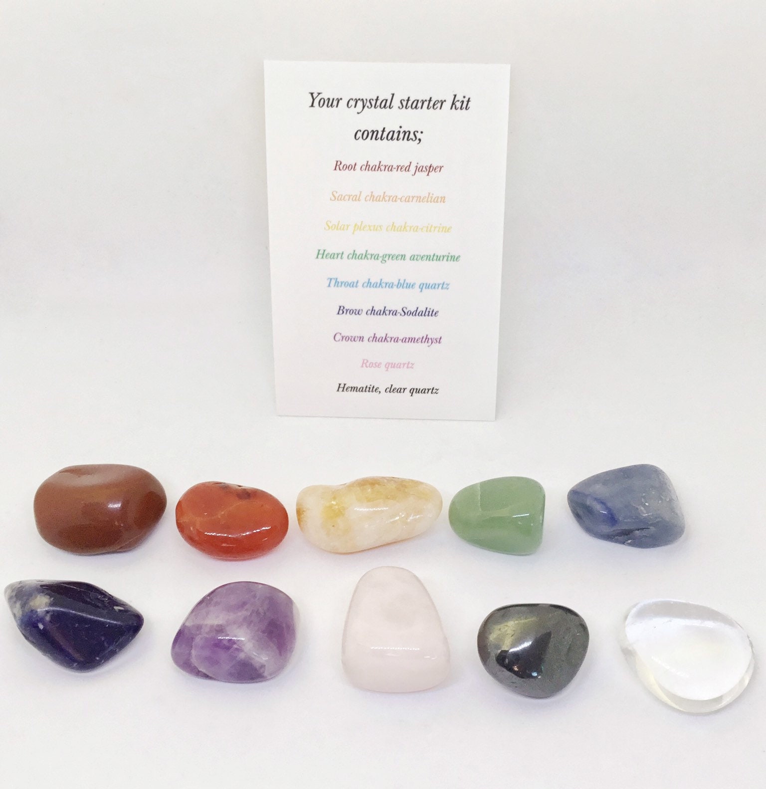 Crystal Starter Kit Crystals for Beginners Crystal Etsy