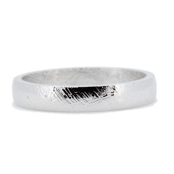 Meteorite Ring W3.5mm / Muonionalusta Meteorite / Stone ring / Width 3.5mm / Unisex / Lowe dome ring /