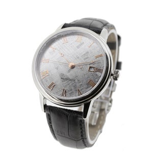 Meteoriethorloge / Muonionalusta Meteoriet / Japan Miyota Automatisch / Diameter 40 mm * 47 mm / Roestvrij staal / Kalfsleer /