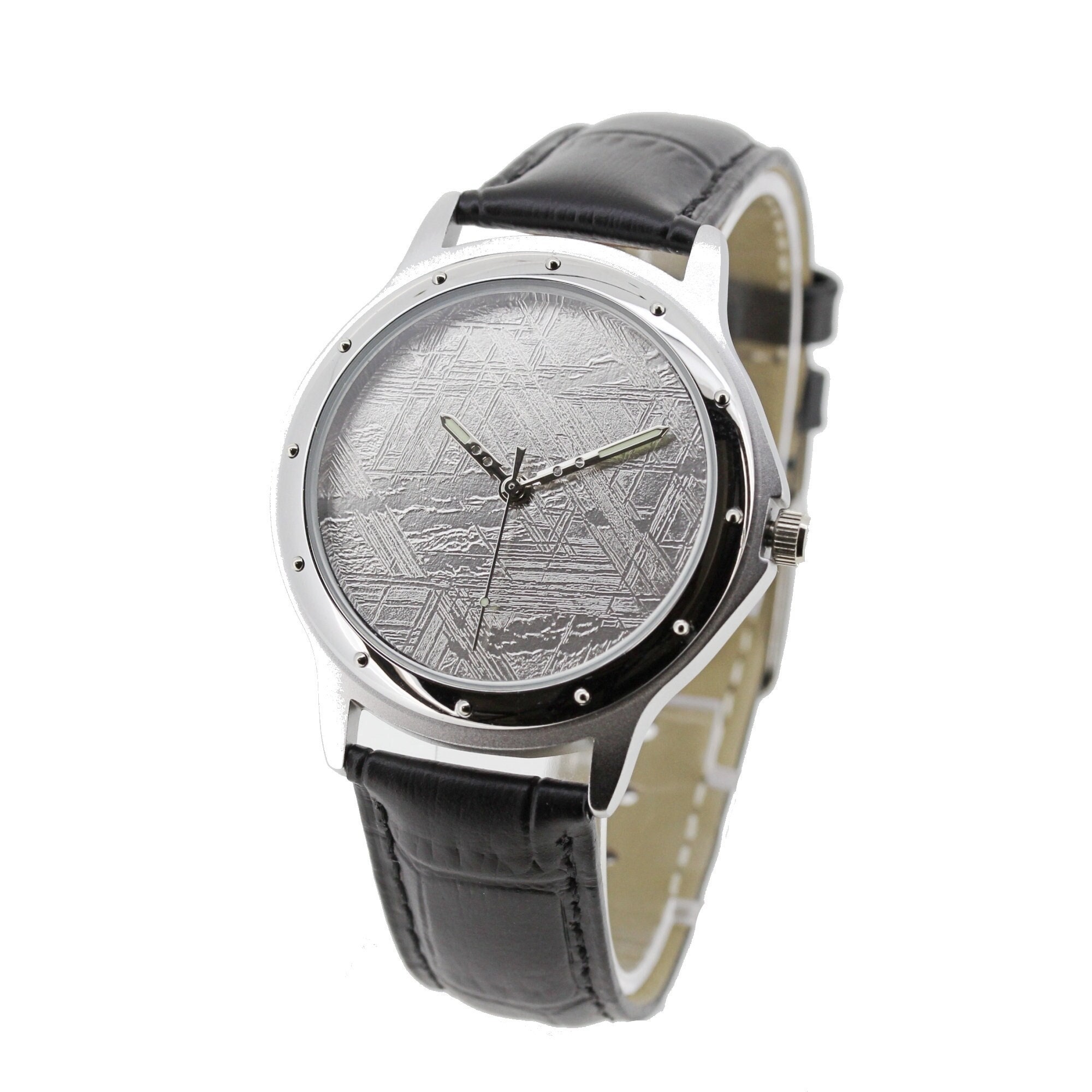 Meteorite Watch / Muonionalusta Meteorite / Quartz Movement / Diameter 37mm*43mm / Alloy / Calf leather /