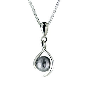 Collier en argent météorite / Collier Gibeon / Argent sterling / Fabriqué au Japon / Bijoux cadeaux / Bijoux CHARIS / image 2