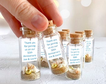 Anniversary Party Favors for Guests 10pcs Beach Party Favors Silver Anniversary Party Gifts for Guests 50th Anniversary Party Favors