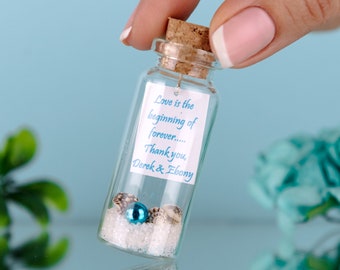 Wedding Favors in Bulk For Guests, Engagement Party Invitations, Message In a Bottle, Custom Favors, Personalized Favors