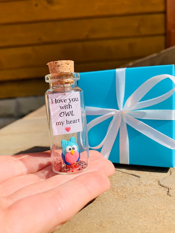  Kseniya Revta Cute Girlfriend and Boyfriend Gifts -  Personalized Anniversary Present for Her Him - Custom Photo Birthday Gift  Bottle (Green Earth - You Are My World, in Teal Gift Box) 