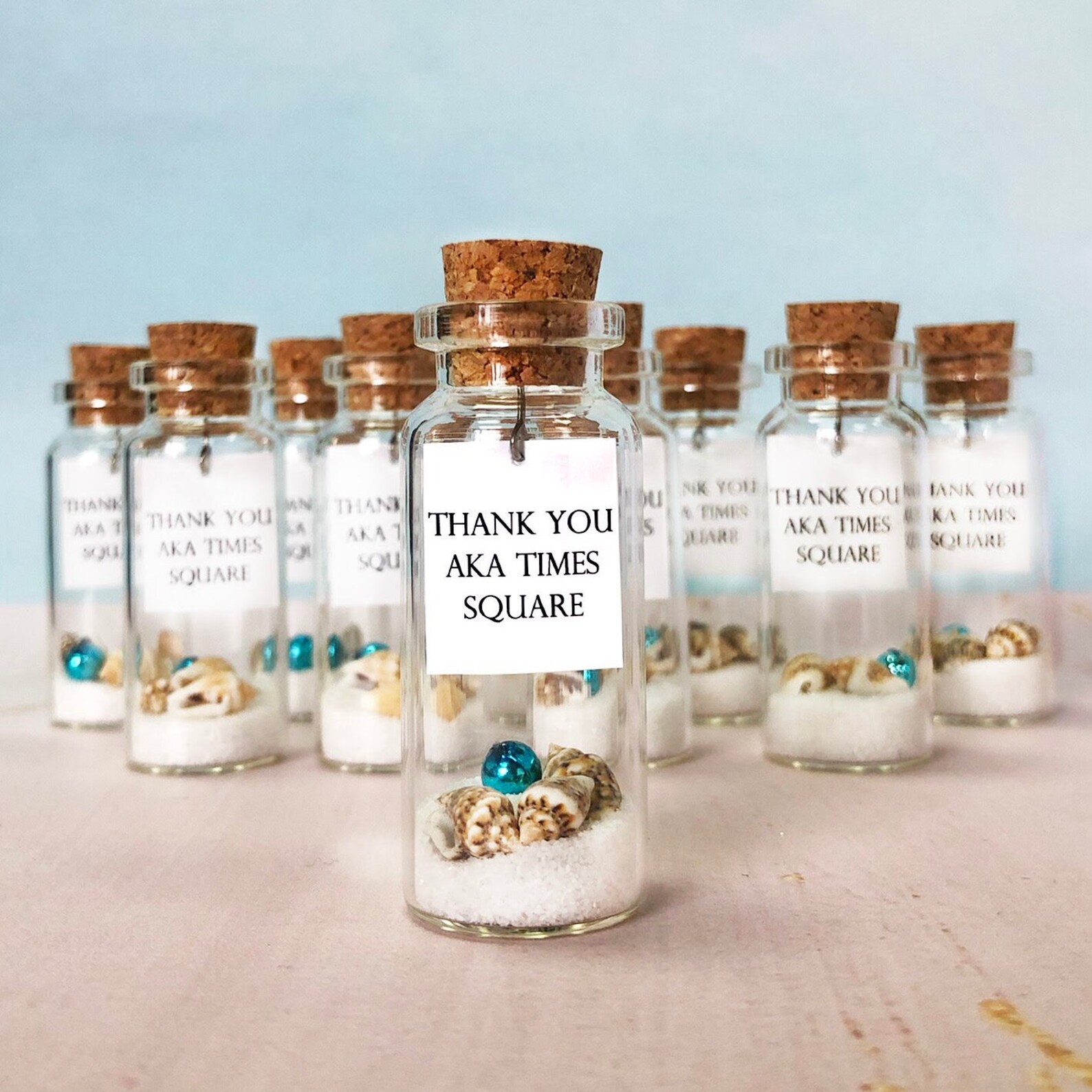 Wedding Favor Ideas Beach in a Bottle Mini Glass Bottle Favors Etsy