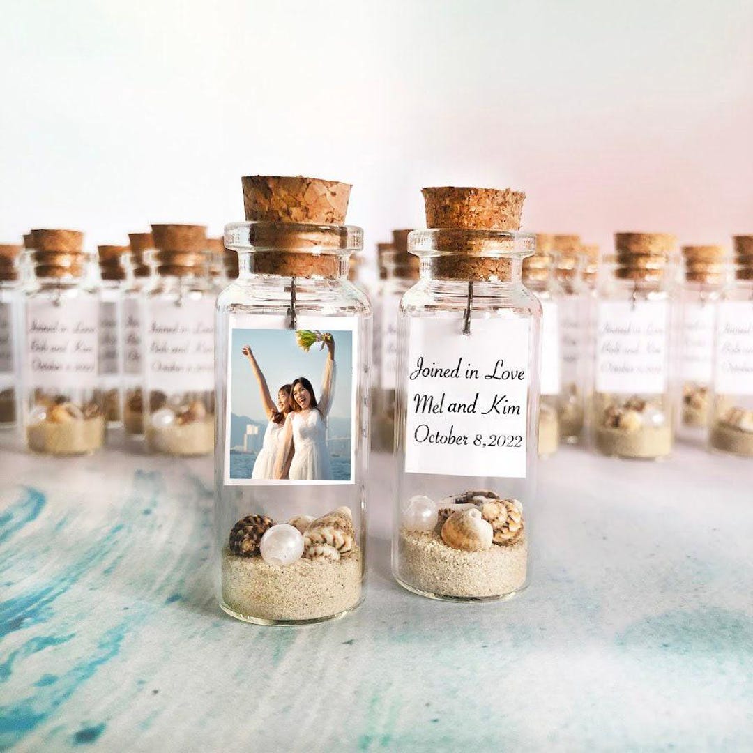 100 Etichette Personalizzate Per Bomboniere – 4x5,5 Cm, Carta, Colore Viola, Con Stampa Personalizzata