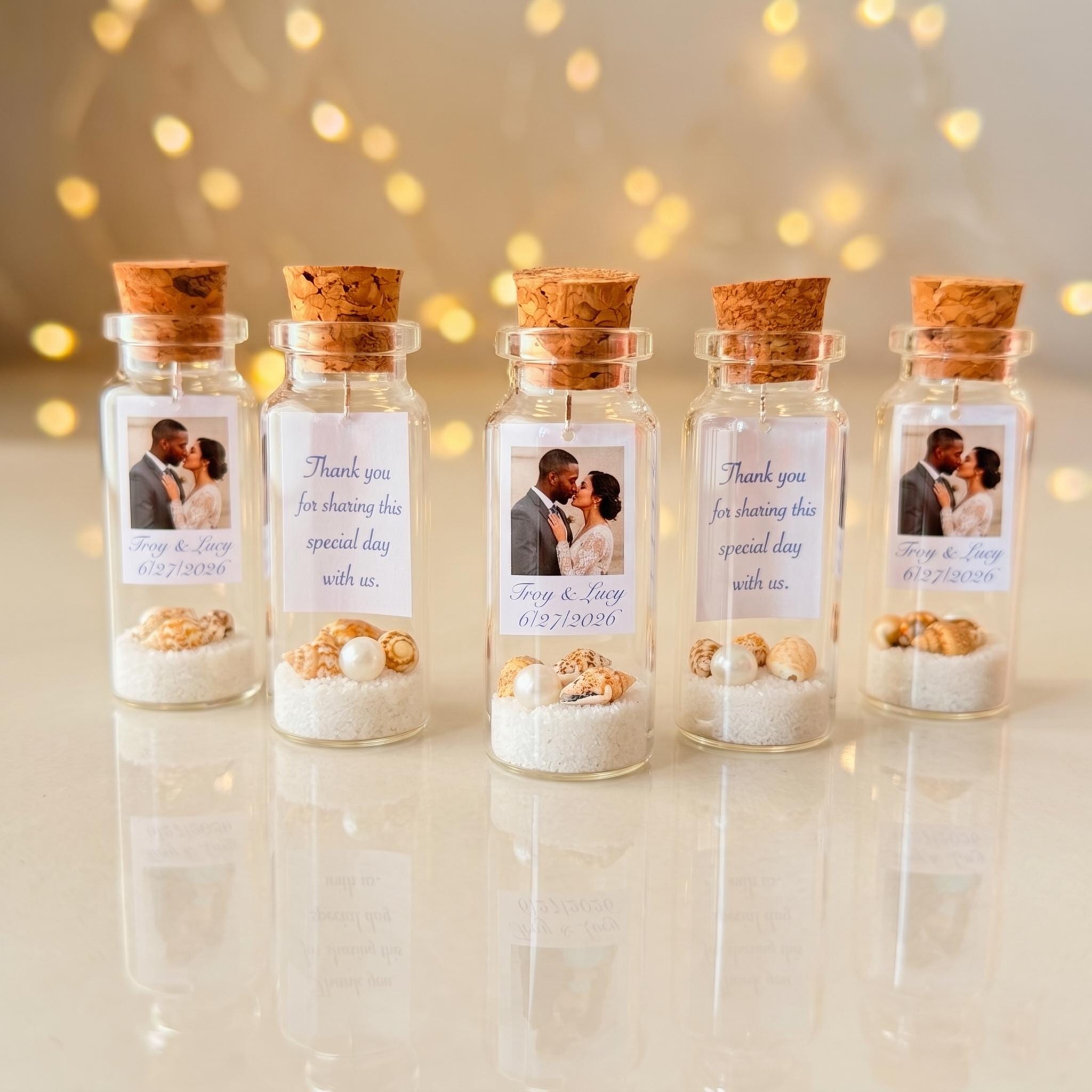 Beach Wedding Party Favors In Bulk - Nautical Theme Message In A Bottle Beach Wedding Party Favors In Bulk - Nautical Theme Message In A Bottle