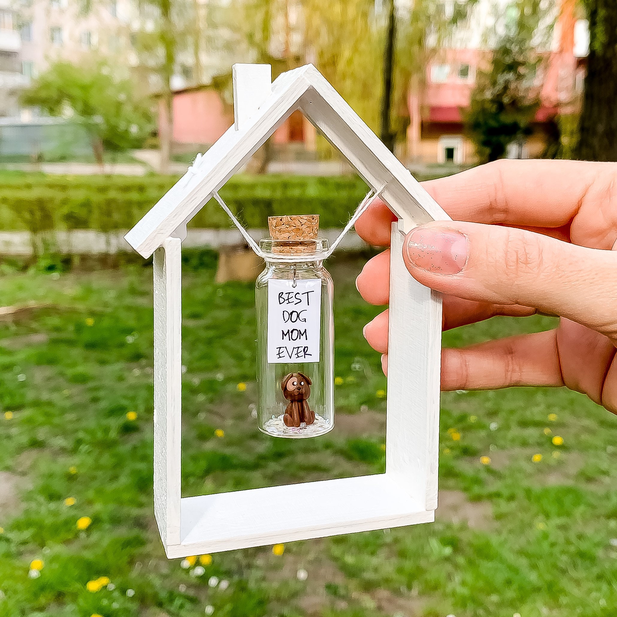 Best Dog Mom Ever – Bicchiere Termico 40oz In Acciaio Inox Con Manico – Regalo Per Amanti Dei Cani – Festa Della Mamma - 6