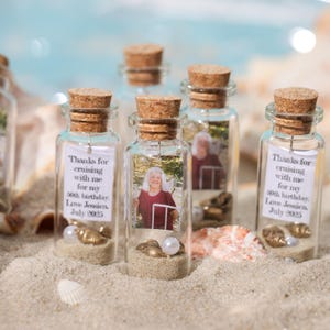 Bulk Cruise Party Favors, Personalized Favors for 45th, 50th, 60th Birthday Party Guests, Unique Save the Date Favors, Custom Photo Gifts