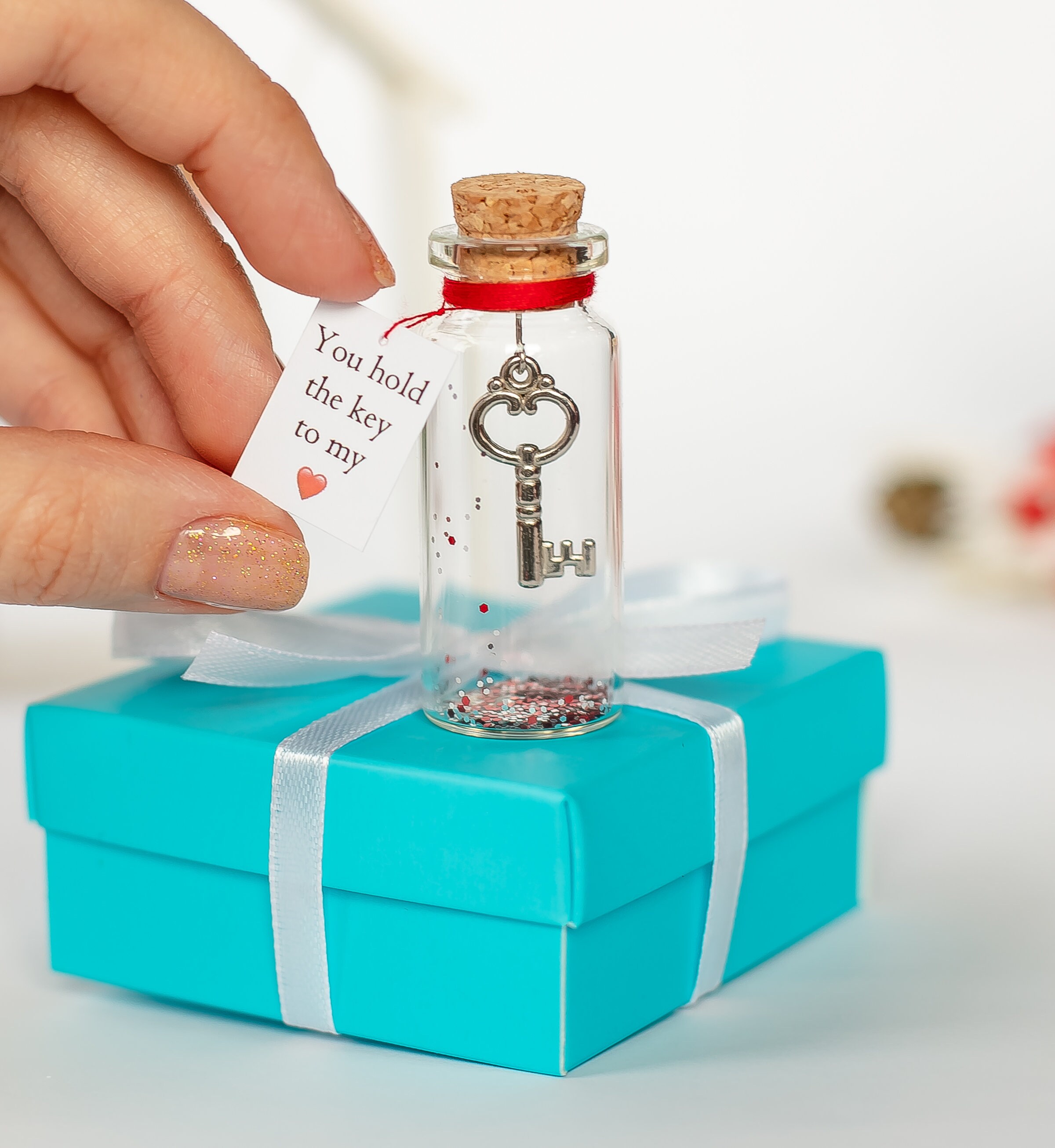  Valentines Day Gifts for Him Her, Capsule Letters Message in a  Bottle 45pcs, Valentines Day Gifts for Boyfriend Girlfriend, Husband Wife  Valentines Day Gifts, Anniversary Birthday Gifts for Him Her 
