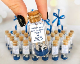 Beach wedding favors, Royal Blue wedding favors set of 10, Nautical theme wedding favors for guests in bulk