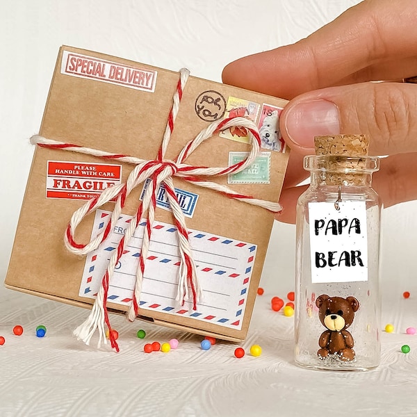 Gift For Father Papa Bear Daddy to be Gift Birthday Gift from Daughter Cute Present for dad from Son I love You Dad Gift for Father