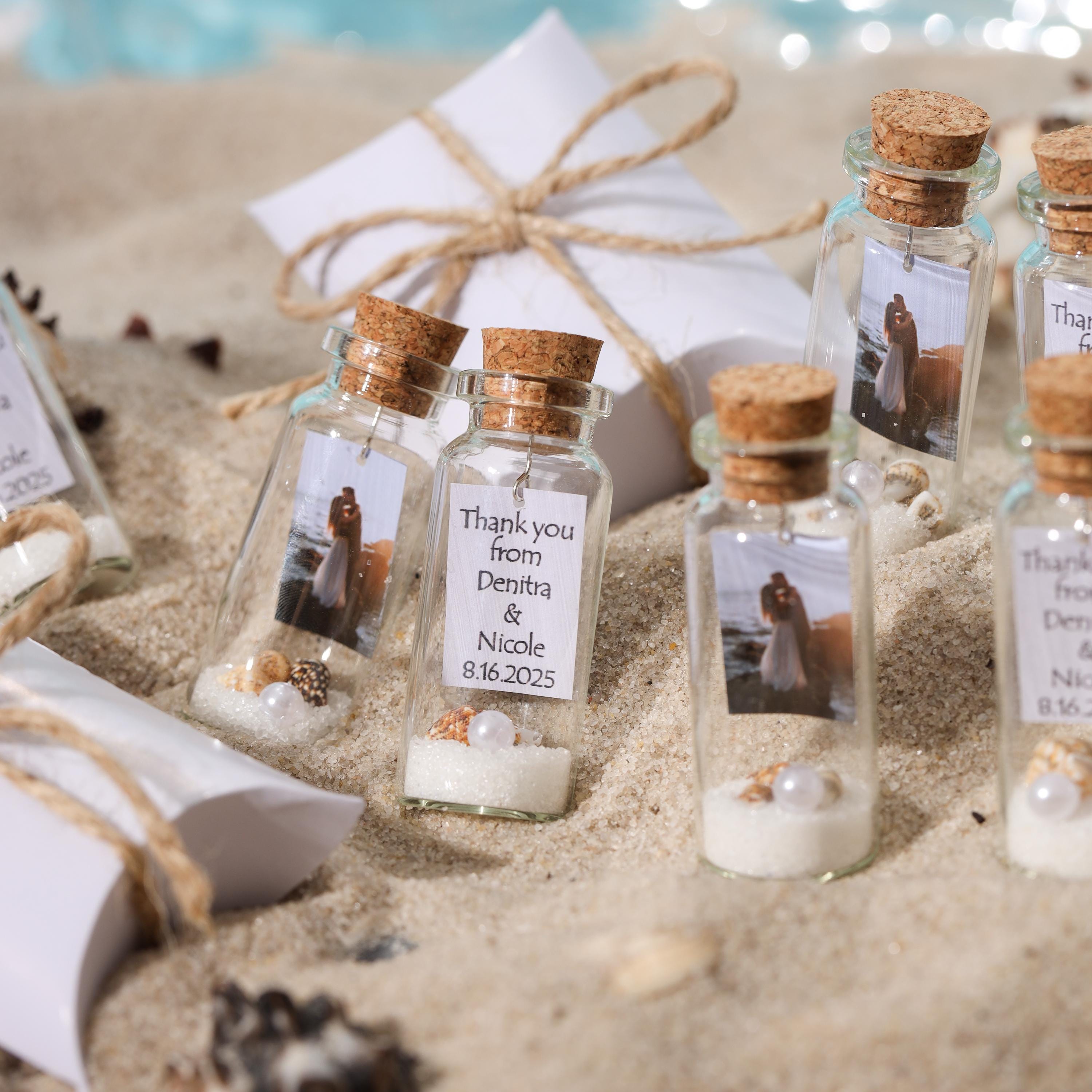 50 PCS Personalized Wedding Favors in Bulk - Set of 100 Thank You Gift ...