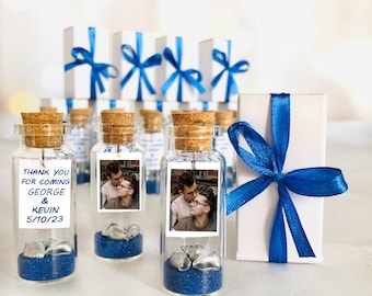 Wedding Favors for Guests 10pcs, Beach Theme Wedding Favors Thank You, Personalized Message in a Bottle, Destination Wedding Favors