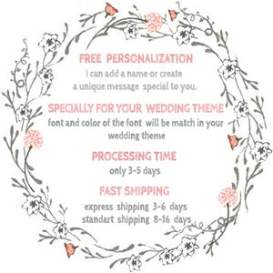 Personalized Wedding Favors, Thank you Gifts for Guests, Wedding Invitation, Save the Date, Engagement Favors, Bridal Shower Favors image 7