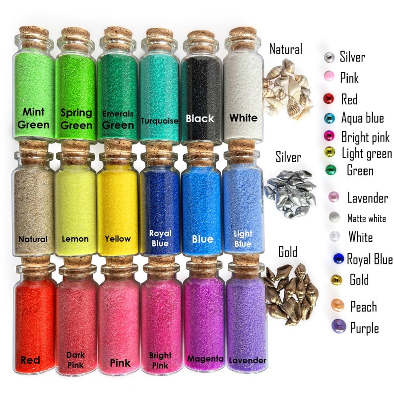 Wedding Favor Ideas Beach in a Bottle Mini Glass Bottle Favors Etsy