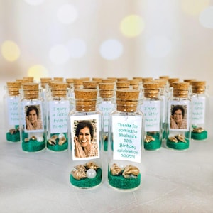 Unique Favors For Guests, Birthday trip favors, Sand In a Bottle Favors Set, Beach 40th Birthday Party Keepsakes, Save the Date Gifts