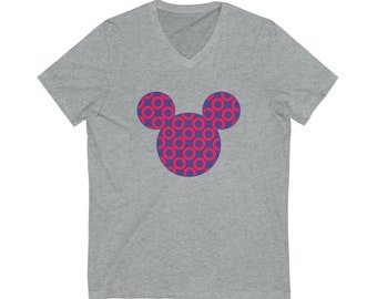 Phish - Mickey Mouse - Disney - Donuts - V-Neck - T-Shirt - Lot Shirt - Gift - Mens - Ladies