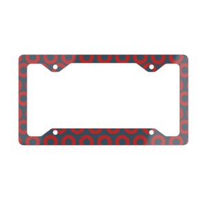 Phish Donut Pattern License Plate Frame, License Plate Cover, Fishman
