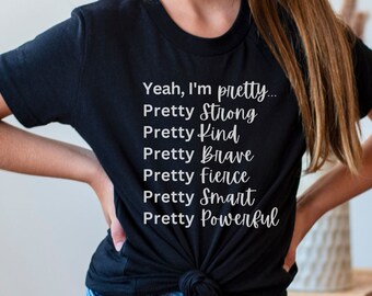 Empowerment Shirt for Girls Feminist Youth Shirt Inspirational Shirt for Kids Strong Like a Girl Tee Activism Shirt Children's Feminism Gift
