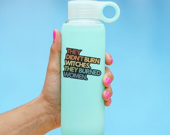 Women's Rights Die Cut Outdoor Sticker Feminist Witch Smash the Patriarchy Waterproof Sticker They Didn't Burn Witches Pro Roe Feminisim