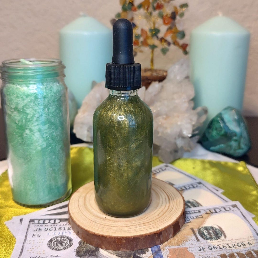 Money Drawing Ritual Spell Oil for Prosperity, Abundance and Attracting ...