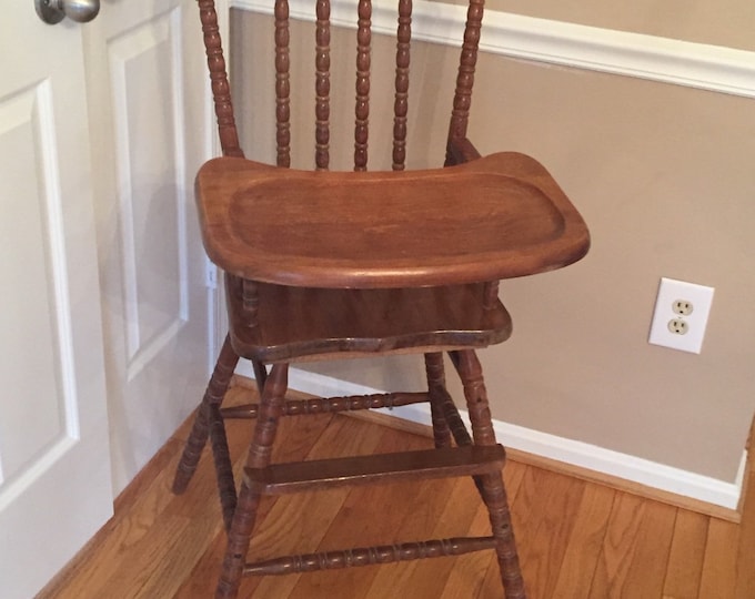 Vintage Jenny Lind High Chair Etsy