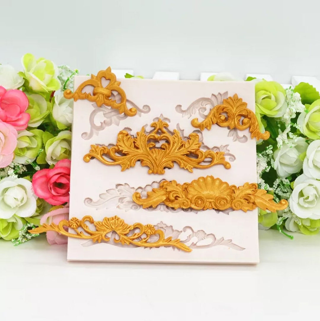 DIY Lace Flower Vine Pattern for Baking Mold Silicone Mold Etsy