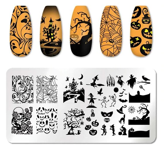 Buy Biutee Nail Stamping Plate Kit 2 Nail Stamper 13 Nail Art Stamp Plate  Set 2 Scraper Nail Stamping Kit Template Image Plate Stencils Tool for  Manicure Lace Design Holiday Online at desertcartINDIA