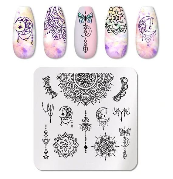 Summer Fruit Nail Art Stamping Plate Nail Stamp For DIY Manicure Art Nail  Stamping Tool Stamping Plate