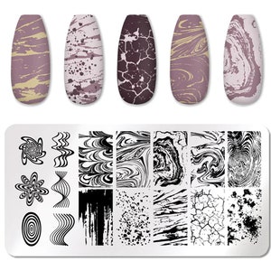 Beautiful Textures Nail Art Stamping Plate Nail Stamp For DIY Manicure Art Nail Stamping Tool Stamping Plate