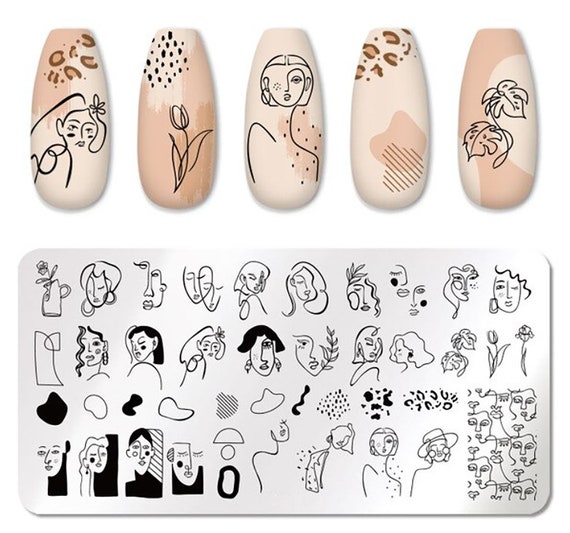 Nail Art Accessories Letter Stamping Plate Numeral Stamping Plate Nail