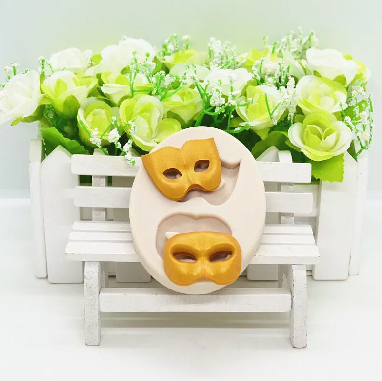 Maschera maschera carnevale maschera maschera maschera stampo in silicone,  stampo in silicone cucina strumento di decorazione da forno, stampo per  artigianato fai-da-te, creazione di stampi in silicone -  Italia