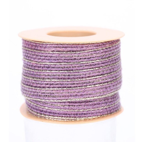 Purple Woven Braided Hemp Rope DIY Crafts, Rope for DIY Crafts, Handmade  Tapestry Crafts Rope, Beige Cotton Rope, Braided Rope for Crafts 