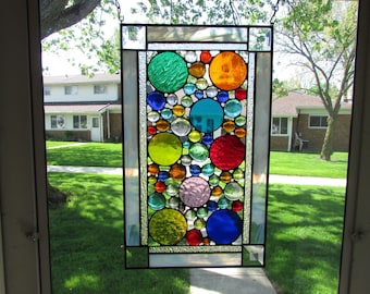 Pannello di vetro colorato