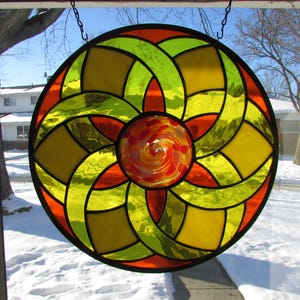 Stained Glass Panel
