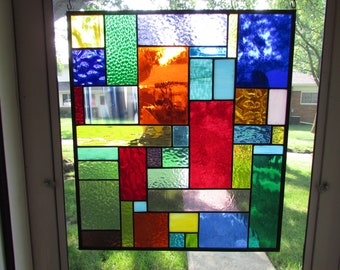 Stained Glass Panel