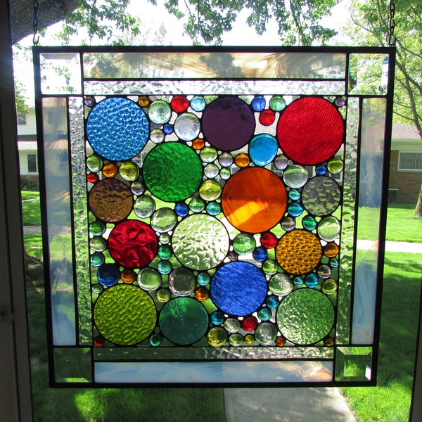 Stained Glass Panel Etsy