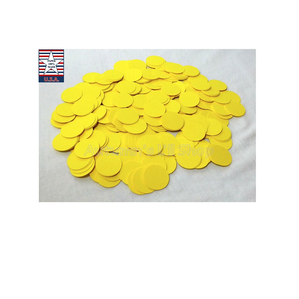 Circle Cardstock Circle Die Cut Cardstock Circle Confetti Etsy