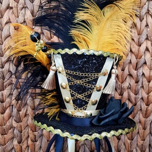 Circus Circusdirecteur Mini Hoge Hoed Ringleider Lion Tamer Freak Show Carnaval Festival