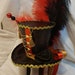 Circus Ringmaster Black Mini Top Hat Ringleader Lion Tamer Burlesue ...
