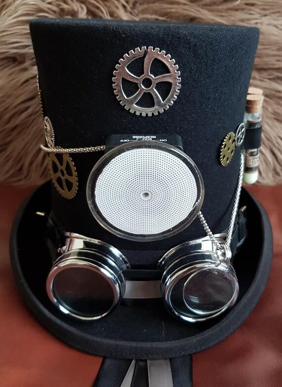 Steam Punk Stove Top Hat Express Hats, Stove Pipe, Lincoln, Victorian, Steam Punk  main image 3