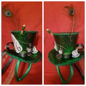 Alice im Wunderland Mini Zylinder grün