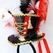Circus Ringmaster Mini Top Hat Lion Tamer Ringleader Burlesque Showgirl ...