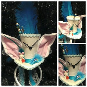 Lapin blanc Alice au pays des merveilles Mini haut de forme Chapelier fou Tea Party Steampunk Lapin Ascot horloges Pâques