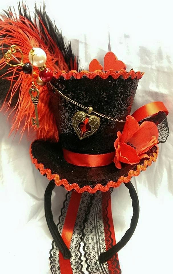 Burn hat Alice in wonderland steam punk cos play hat Burn hat Alice in wonderland steam punk cos play hat main image 3