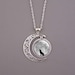 Wolf Necklace,Wolf jewelry,Wolf pendant,dark clouds Pendant,moon necklace,custom picture art pendant