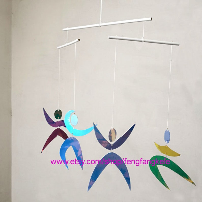 Todddler Dancers Mobile Assembled Montessori Classic Visual - Etsy