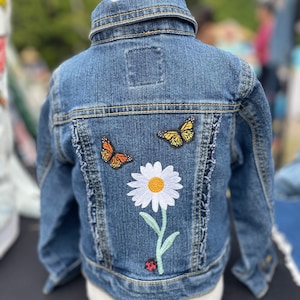 Butterflies and daisies