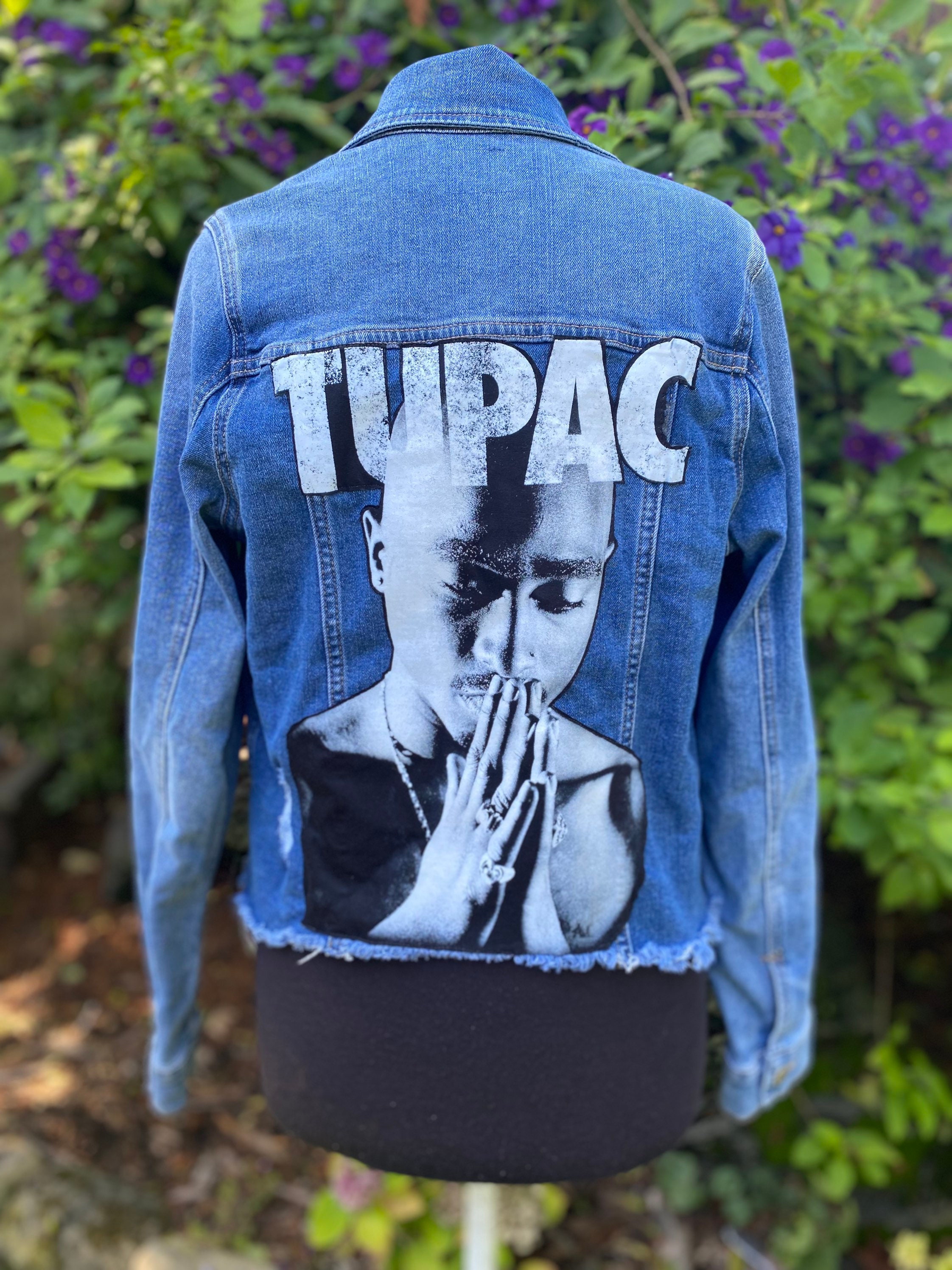 XLARGE × TUPAC VARSITY JACKET - BLACK - アウター